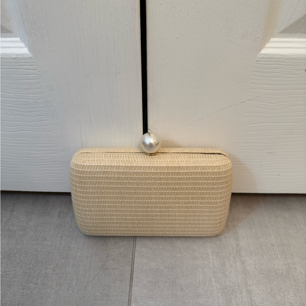 Elegant Cream Clutch Bag